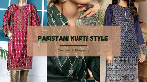 Pakistani Style Long Sidecut Kurtis at best price in Ahmedabad